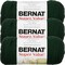 Bernat Super Value Deep Sea Green Yarn - 3 Pack of 198g/7oz - Acrylic - 4 Medium (Worsted) - 426 Yards - Knitting/Crochet